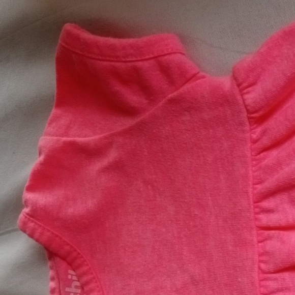 Carter's 12 Months Baby Girls Pink Tunic Top with Cat Appliques - Picture 4 of 9